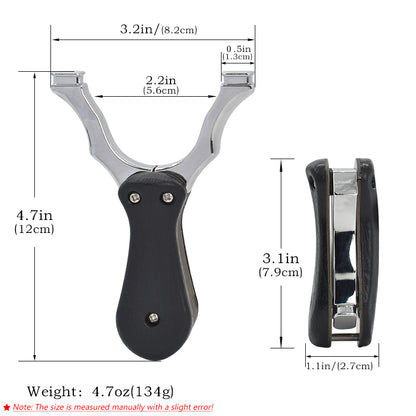 Piaoyu Alloy Slingshot A027 - Professional Stainless Steel Hunting Catapult