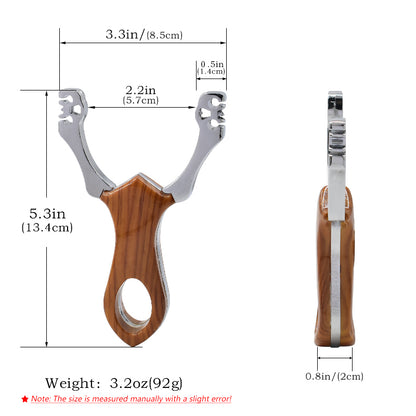 Piaoyu Alloy Slingshot A016 - Professional Stainless Steel Hunting Catapult