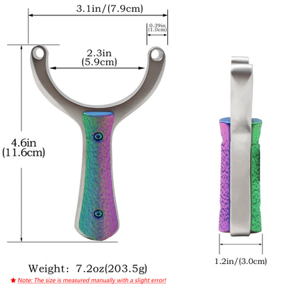 Piaoyu Stainless Steel Slingshot C006
