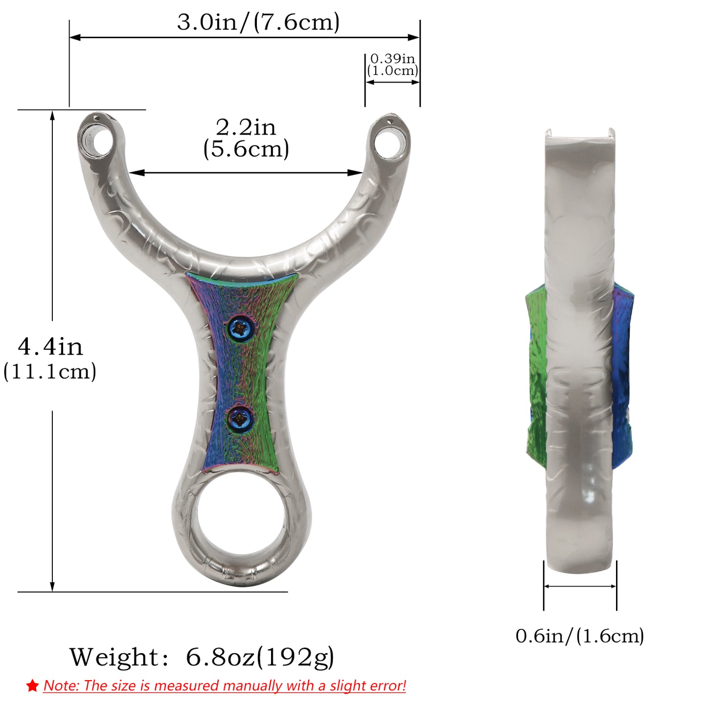 Piaoyu Alloy Slingshot A031 - Professional Stainless Steel Hunting Catapult