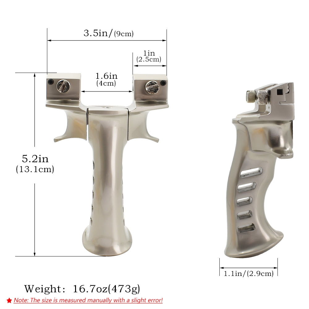 Piaoyu Alloy Slingshot A011 - Professional Stainless Steel Hunting Catapult