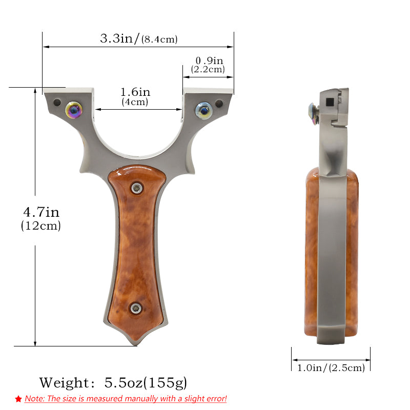 Piaoyu Alloy Slingshot A006 - Professional Stainless Steel Hunting Catapult