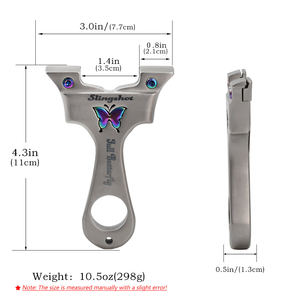 Piaoyu Stainless Steel Slingshot S017