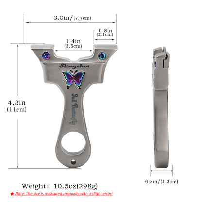 Piaoyu Stainless Steel Slingshot S017