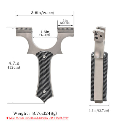 Piaoyu Stainless Steel Slingshot C031