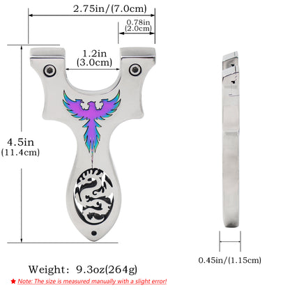Piaoyu Stainless Steel Slingshot S007