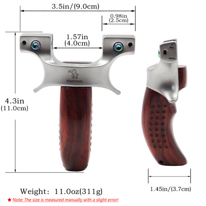 Piaoyu Stainless Steel Slingshot C010
