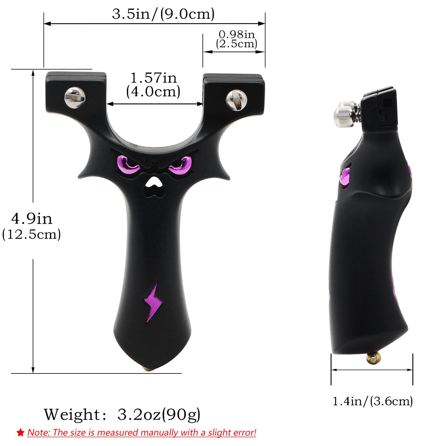 Piaoyu Resin Slingshot B007 - Professional Stainless Steel Hunting Catapult