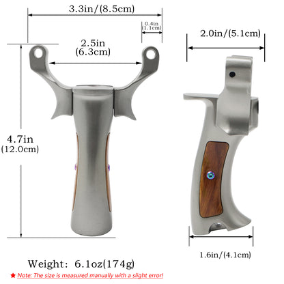 Piaoyu Alloy Slingshot A037 - Professional Stainless Steel Hunting Catapult