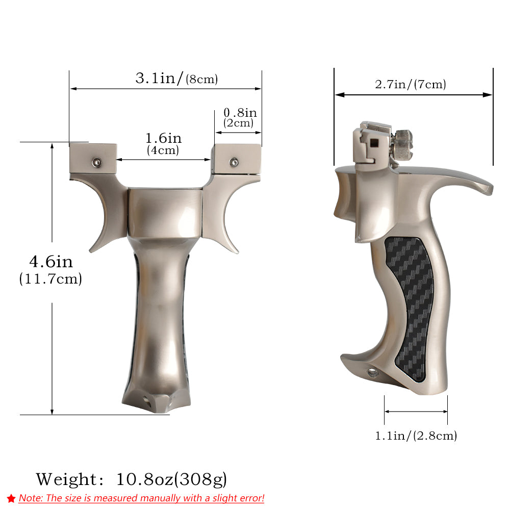 Piaoyu Alloy Slingshot A024 - Professional Stainless Steel Hunting Catapult