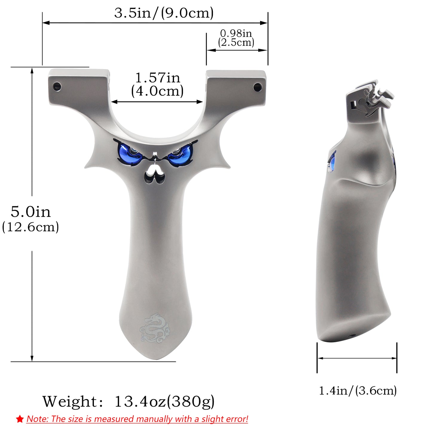 Piaoyu Stainless Steel Slingshot C012
