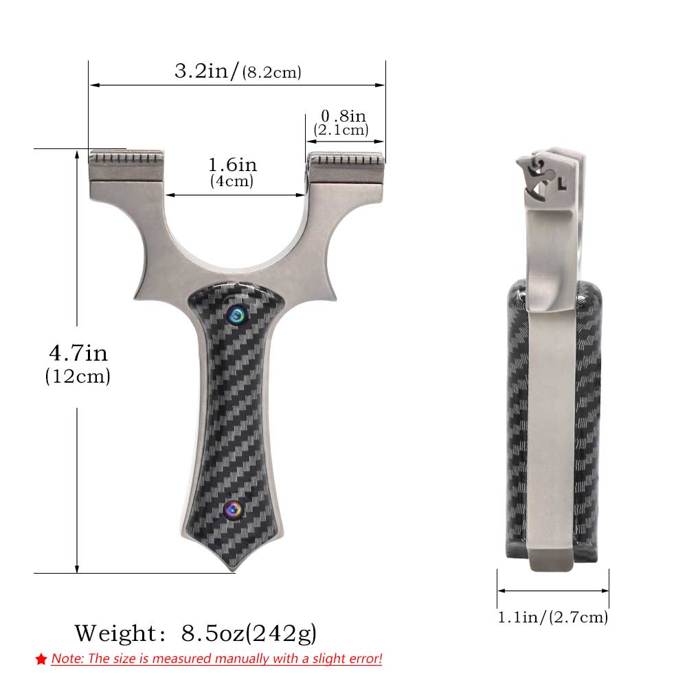 Piaoyu Stainless Steel Slingshot C031