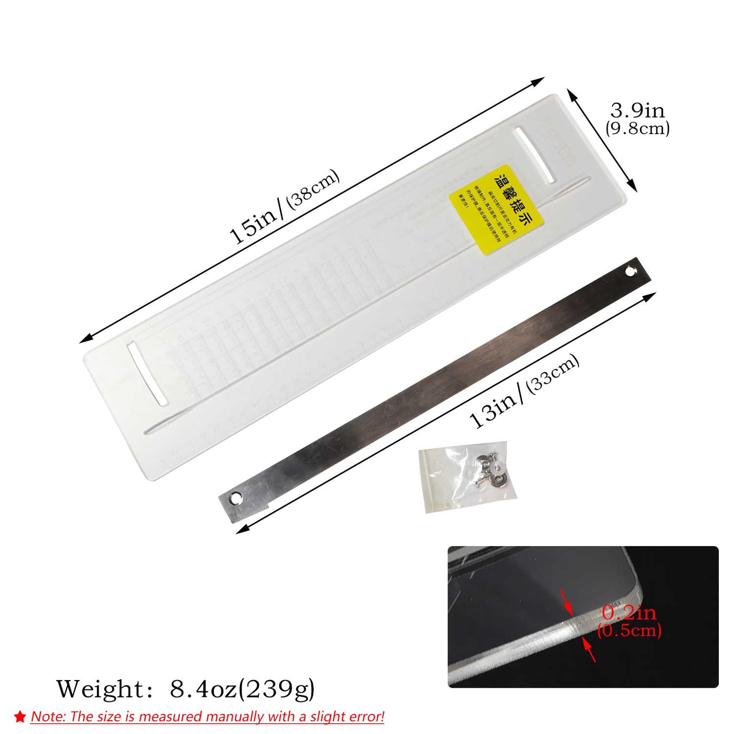 Piaoyu Slingshot Accessories Multi-purpose ruler