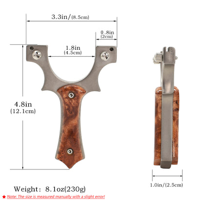Piaoyu Stainless Steel Slingshot C019