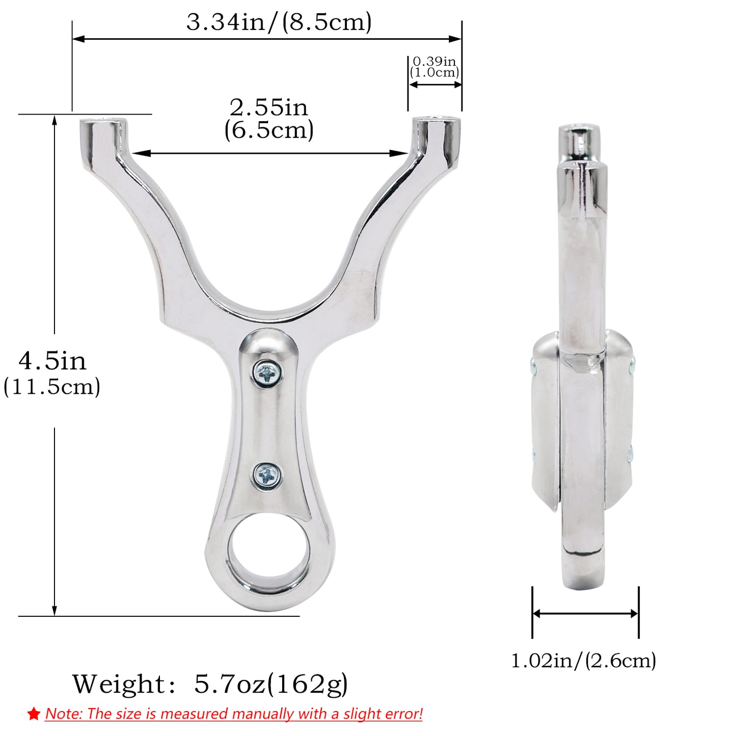 Piaoyu Alloy Slingshot A013 - Professional Stainless Steel Hunting Catapult