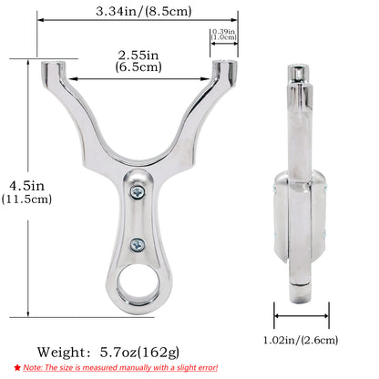 Piaoyu Alloy Slingshot A013 - Professional Stainless Steel Hunting Catapult