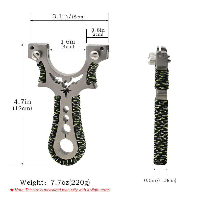 Piaoyu Stainless Steel Slingshot C040