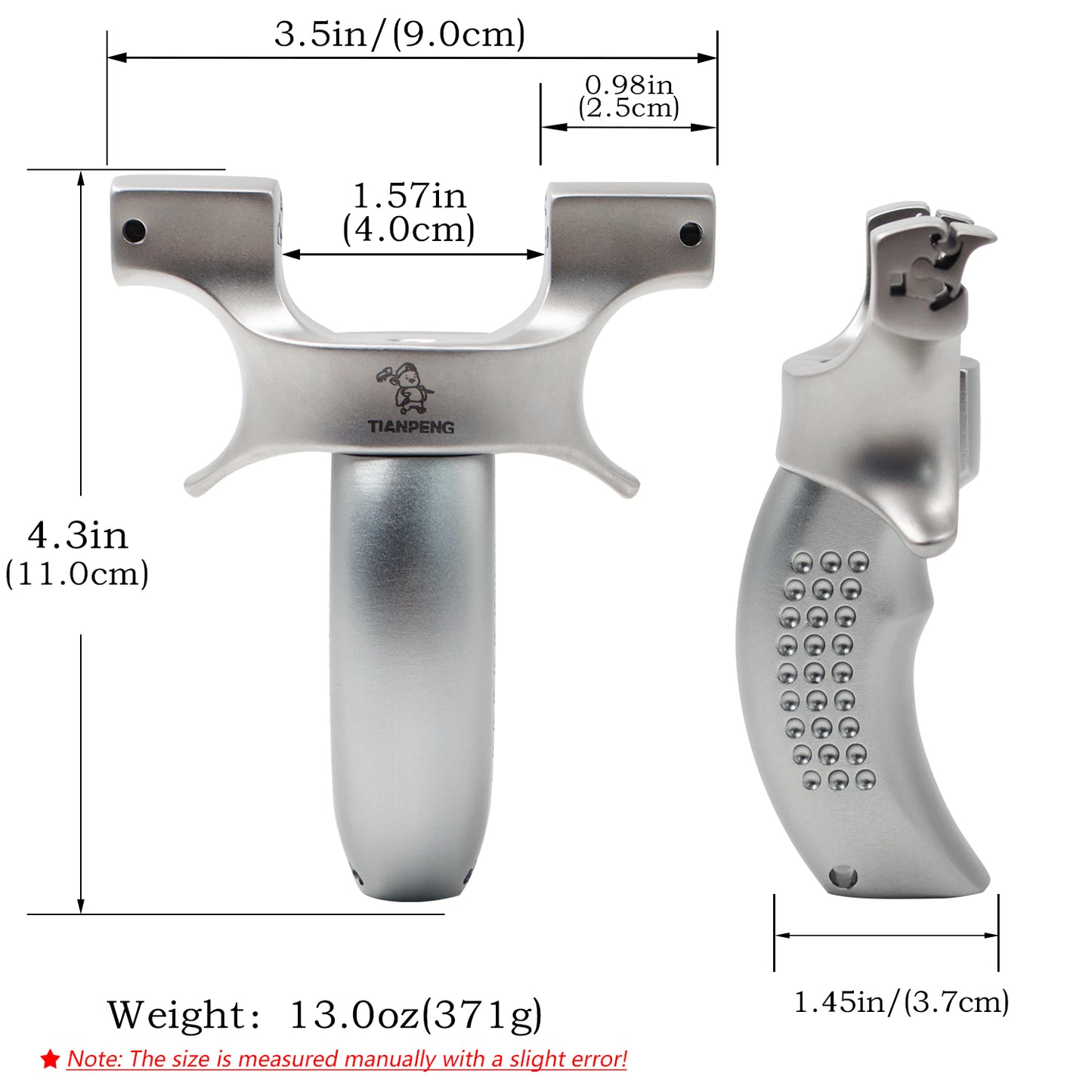 Piaoyu Stainless Steel Slingshot C008