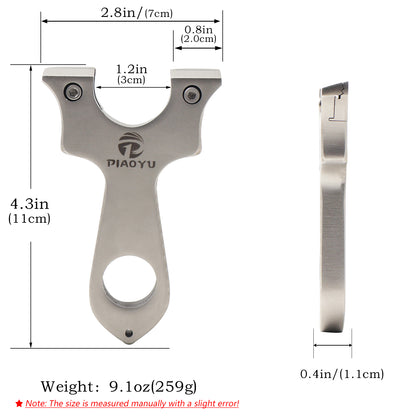 Piaoyu Stainless Steel Slingshot S001