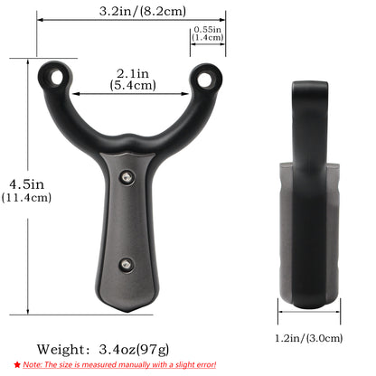 Piaoyu Resin Slingshot B005 - Professional Stainless Steel Hunting Catapult