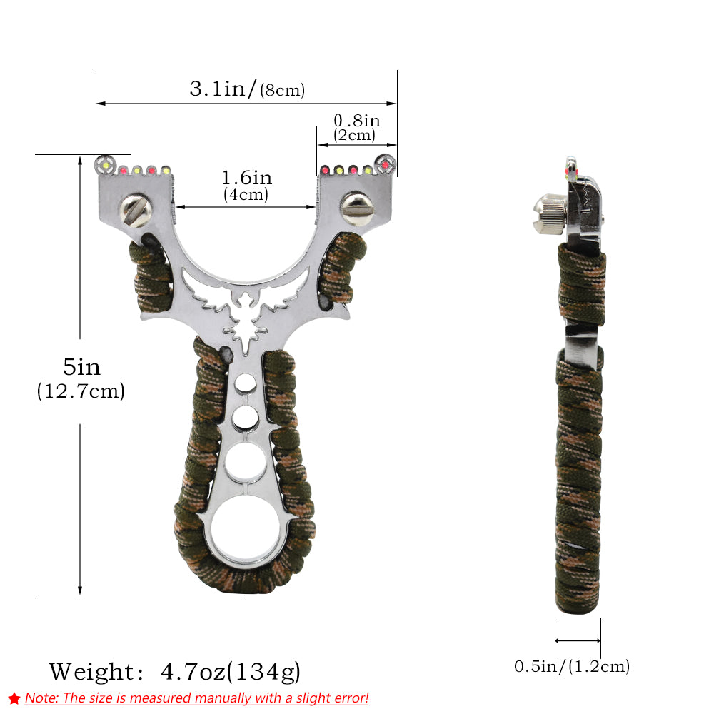 Piaoyu Alloy Slingshot A046 - Professional Stainless Steel Hunting Catapult