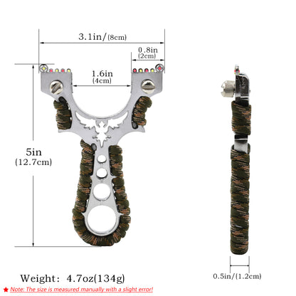 Piaoyu Alloy Slingshot A046 - Professional Stainless Steel Hunting Catapult
