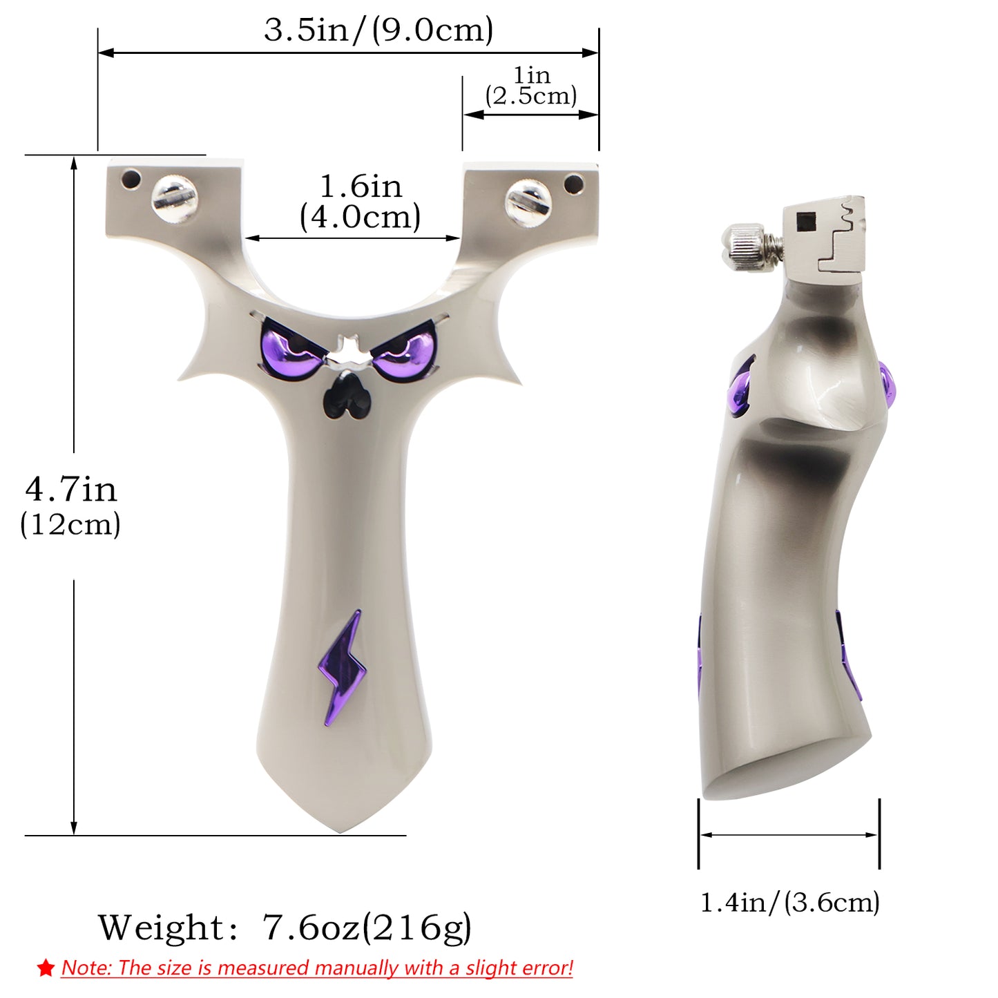 Piaoyu Alloy Slingshot A039 - Professional Stainless Steel Hunting Catapult