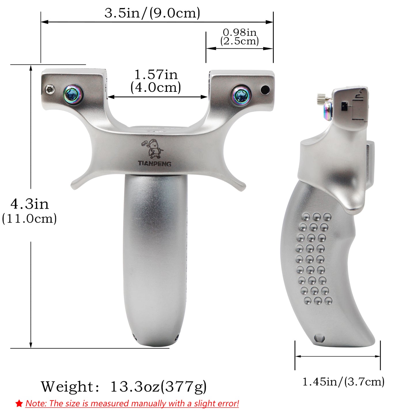 Piaoyu Stainless Steel Slingshot C001
