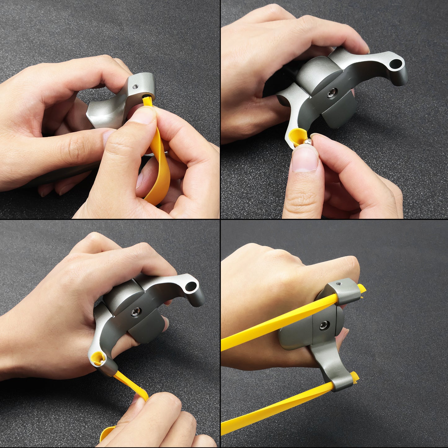 Piaoyu Alloy Slingshot A037 - Professional Stainless Steel Hunting Catapult
