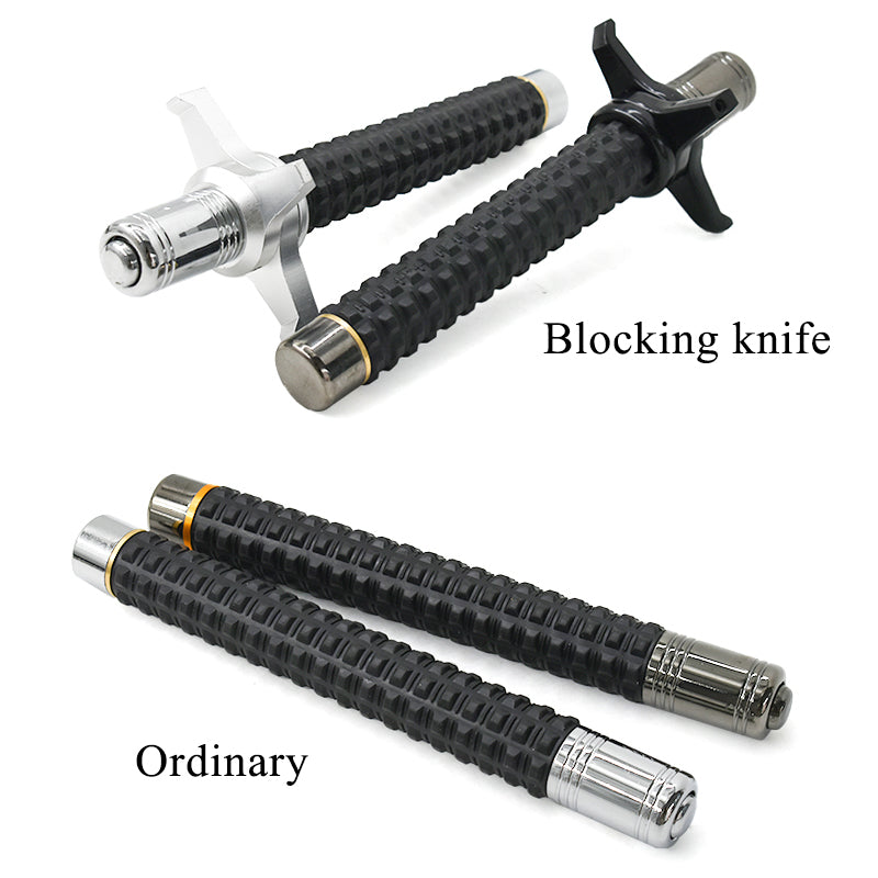 52cm/65cm/95cm High Quality Solid Three-section Telescopic Stick Car Self-defense Telescopic Stick