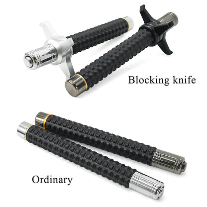 52cm/65cm/95cm High Quality Solid Three-section Telescopic Stick Car Self-defense Telescopic Stick