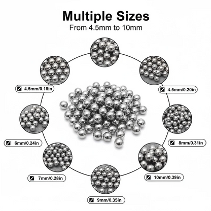 Piaoyu Slingshot Accessories Steel Balls 100pcs