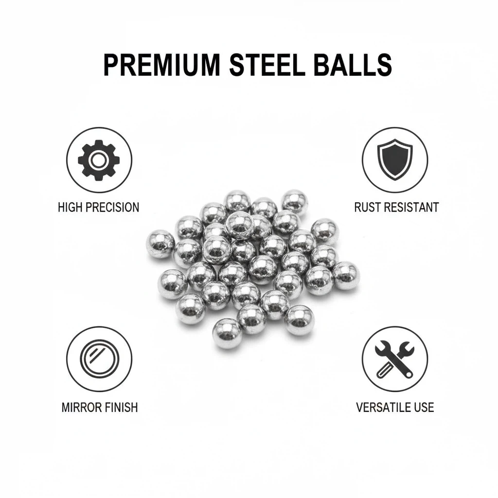 Piaoyu Slingshot Accessories Steel Balls 100pcs