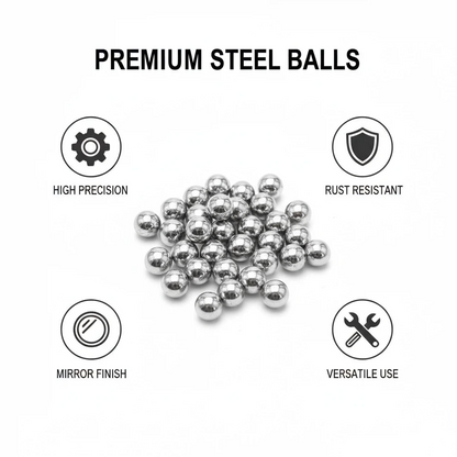 Piaoyu Slingshot Accessories Steel Balls 100pcs