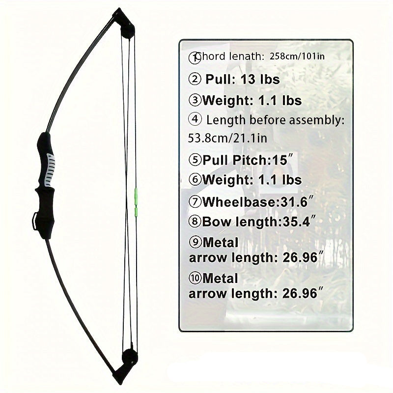 Piaoyu Bow and Arrow for Teens Beginner Archery Set - Professional Archery Target Shooting & Hunting