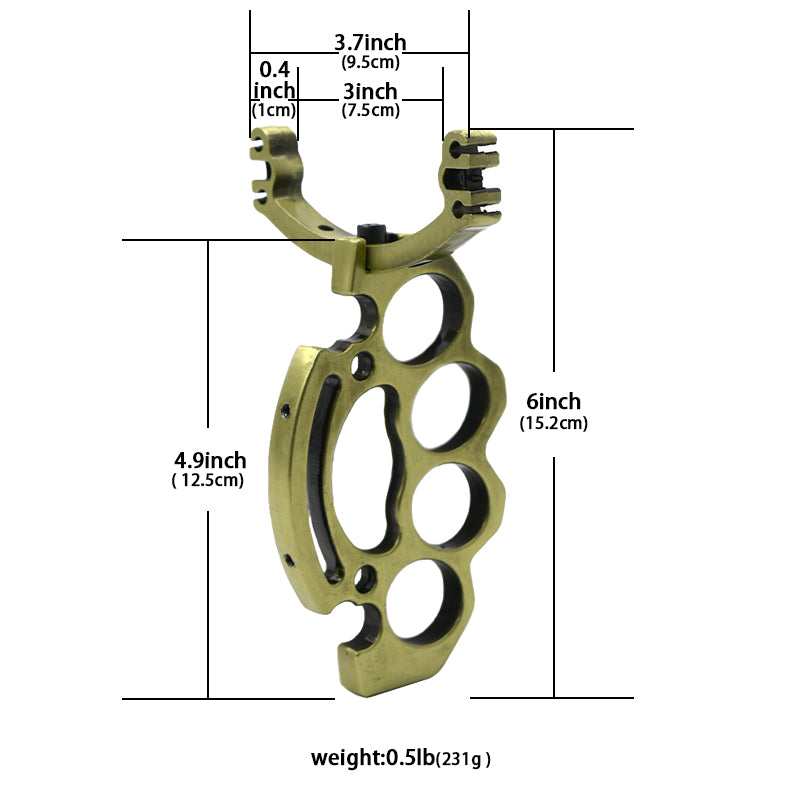 Outdoor Sports Catapult Hunting Powerful Metal Rubber Slingshot Catapult Hunter Wrist Support Brace Velocity Sling Shot