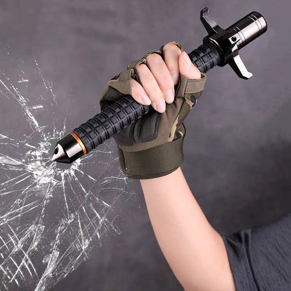 52cm/65cm/95cm High Quality Solid Three-section Telescopic Stick Car Self-defense Telescopic Stick