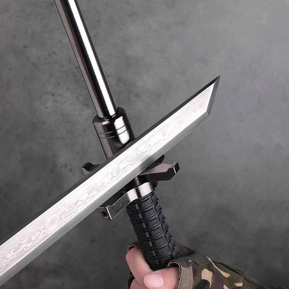 52cm/65cm/95cm High Quality Solid Three-section Telescopic Stick Car Self-defense Telescopic Stick
